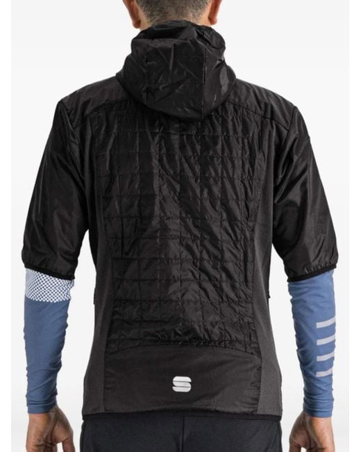Sportful Blue Logo-Print Performance Jacket for men