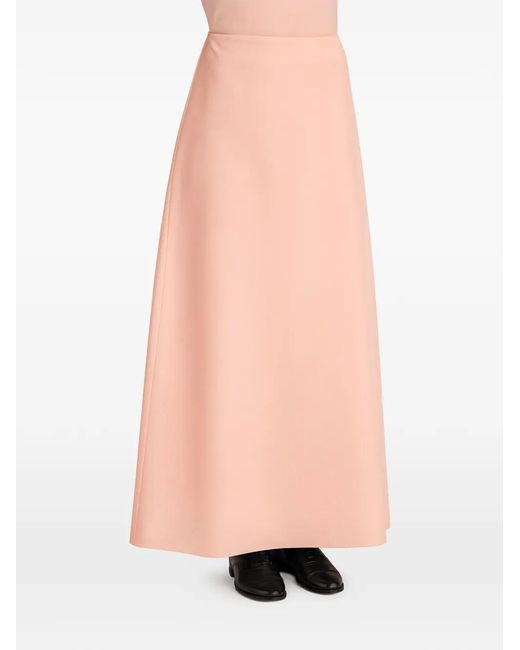 Alberta Ferretti Pink A-Line Skirt