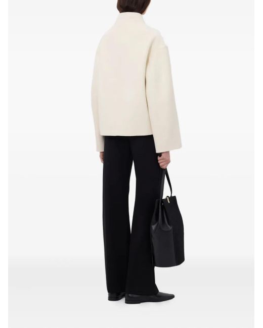 Loulou de Saison White Meyer Double-Breasted Jacket