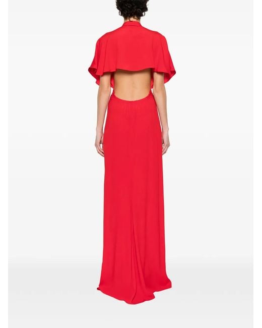 N°21 Red Buttoned Maxi Dress