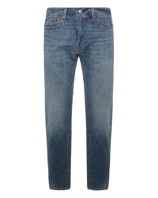 Levi's Blue 502 Five-Pocket Jeans for men