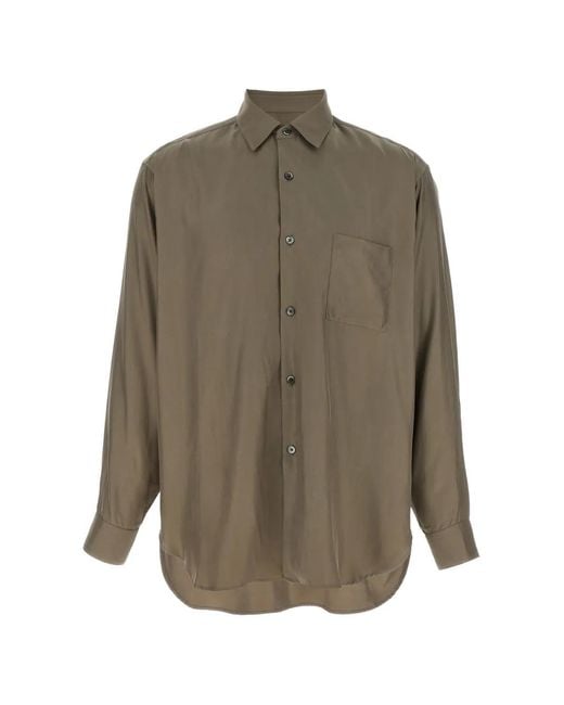 Ssstein メンズ ブラウン ロングスリーブ シャツの通販はau PAY