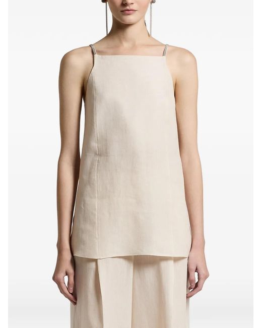 Peserico Natural Sleeveless Top