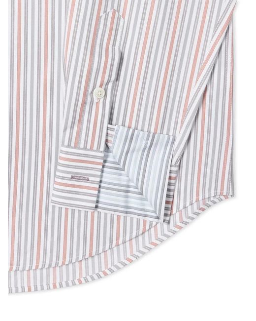 Paul Smith White Striped-Pattern Shirt for men