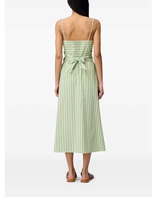 Claudie Pierlot ストライプ ドレス Green