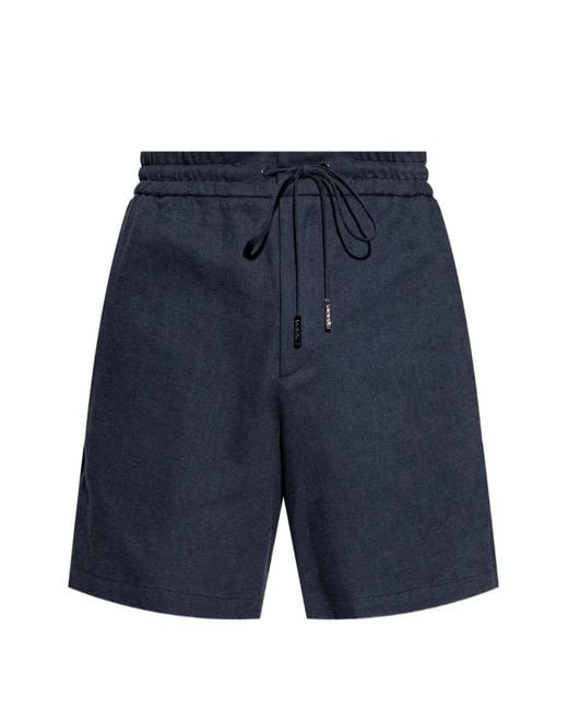 Iceberg Blue Drawstring Shorts for men