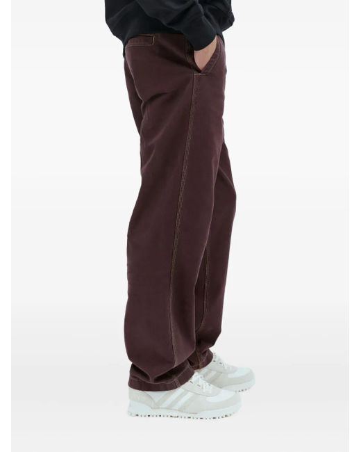 Dickies Purple Double-Needle Stitched Trousers for men