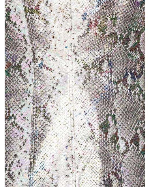 ROTATE BIRGER CHRISTENSEN Blue Snake-Pattern Blazer