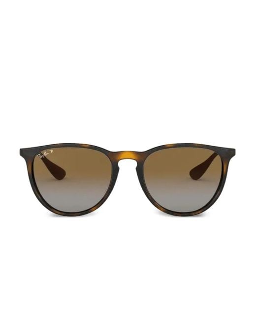 Ray-Ban Brown Erika Rb4171 710/T5 Round-Frame Sunglasses