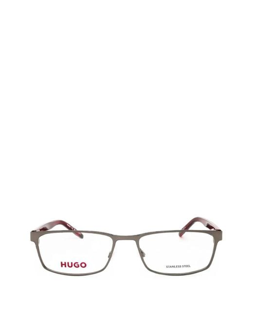 HUGO Multicolor Rectangle-Frame Glasses for men
