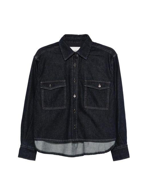 Closed Black Organic-Cotton Denim Shirt