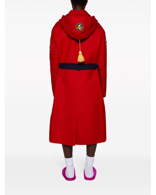 Marni Red Double-breasted Wool Coat for men