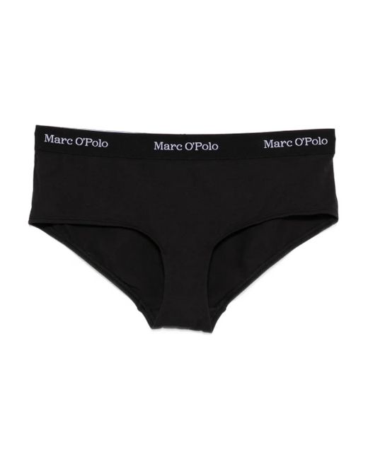 Marc O' Polo Black Logo Briefs (Pack Of Three)