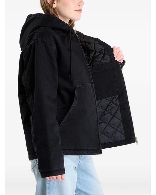 Carhartt Black Cleveland Zip-Up Hooded Jacket