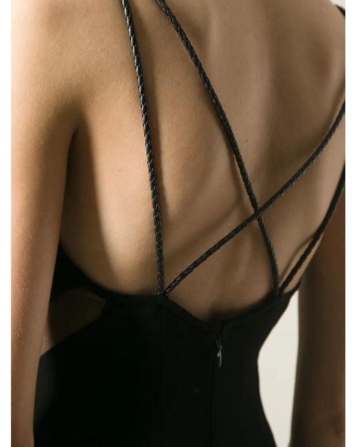 Ralph Lauren Black Spaghetti Strap Maxi Dress