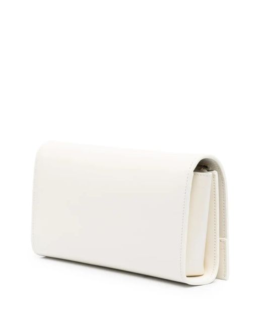 Jil Sander White All-Day Leather Shoulder Bag