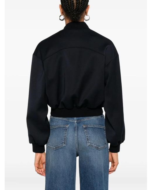 Maje Black Bomberjacke Mit Reißverschluss