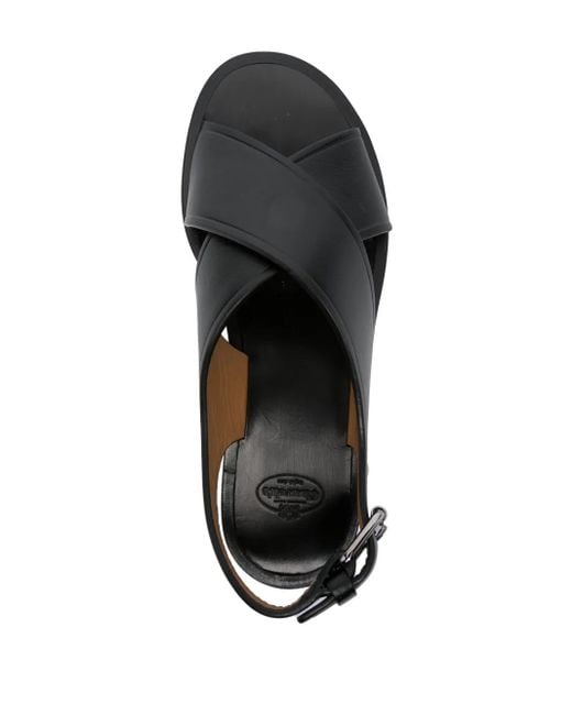 Church's Black Leather Rhonda Sandals