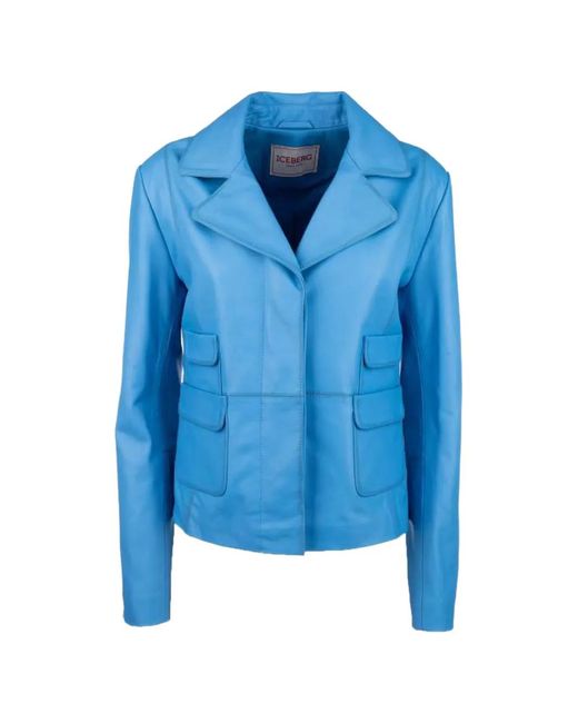 Chaqueta Con Múltiples Bolsillos Iceberg de color Blue