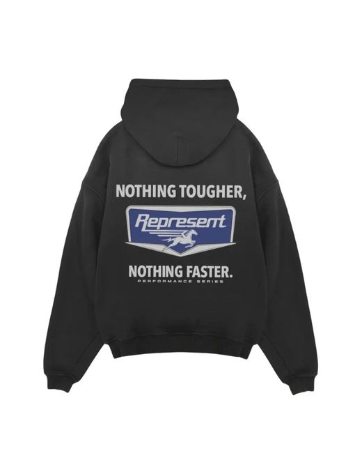PROBUS Black Logo-Patch Hoodie for men