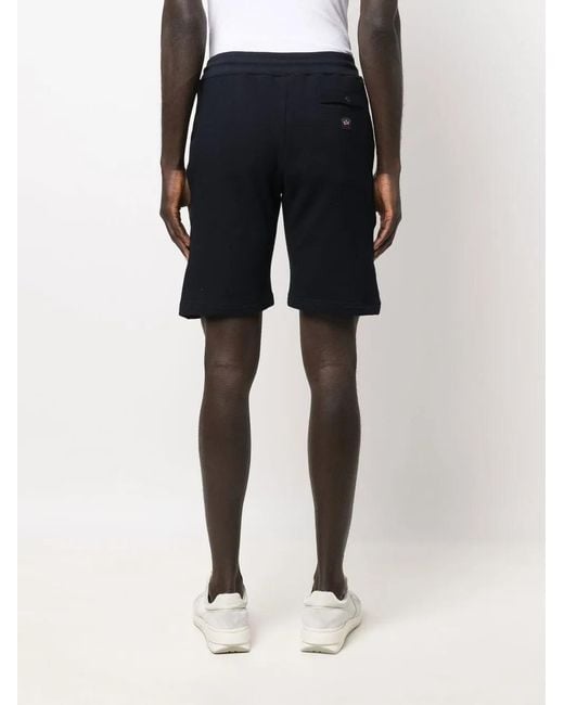 Bermudas Con Logo Paul & Shark de hombre de color Blue