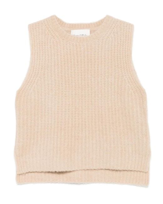 Marc O' Polo ノースリーブ トップ Natural
