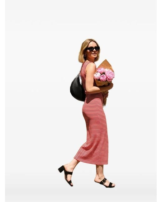 Tommy Hilfiger Pink Striped Maxi Dress