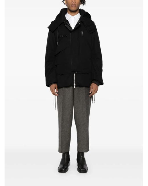 Helmut Lang Black Arctic Double Puffer Jacket for men