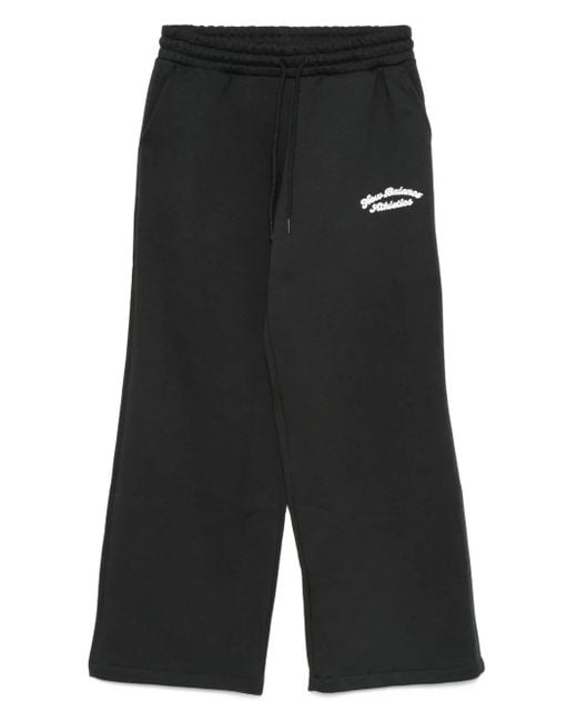 New Balance Black Embroidered Drawstring Sweatpants