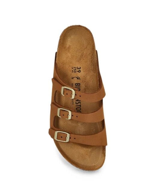 Birkenstock Brown Florida Fresh Leather Sandals