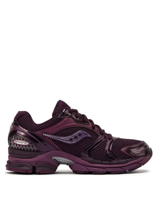 Saucony Purple Progrid Triumph 4 Sneakers