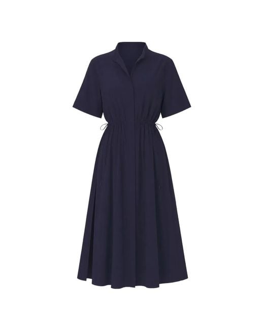 Rag & Bone Blue Ronan Cutout Midi Dress
