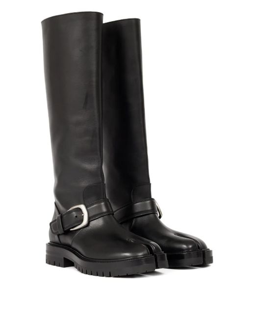 Maison Margiela Black Tabi County Knee Boots