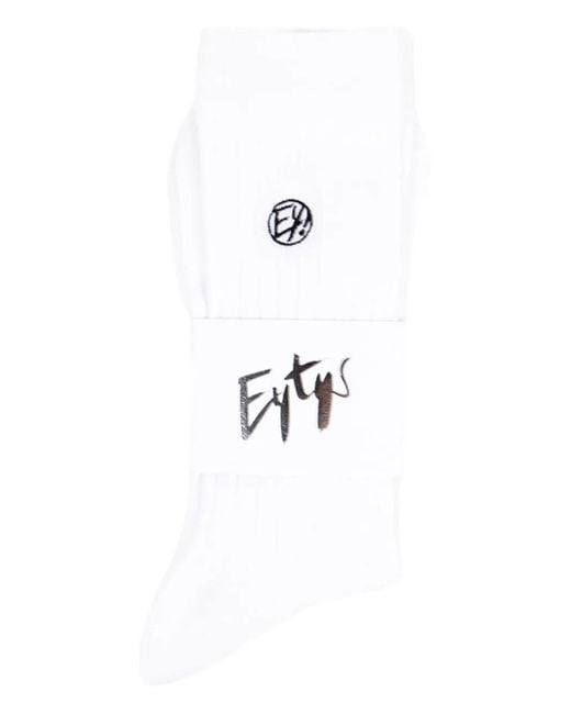 Eytys ロゴ 靴下 White