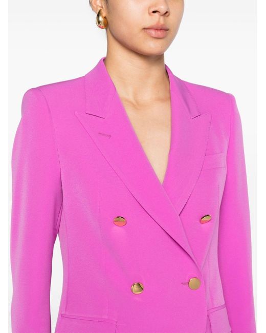 Tagliatore Pink Double-breasted Evening Suit