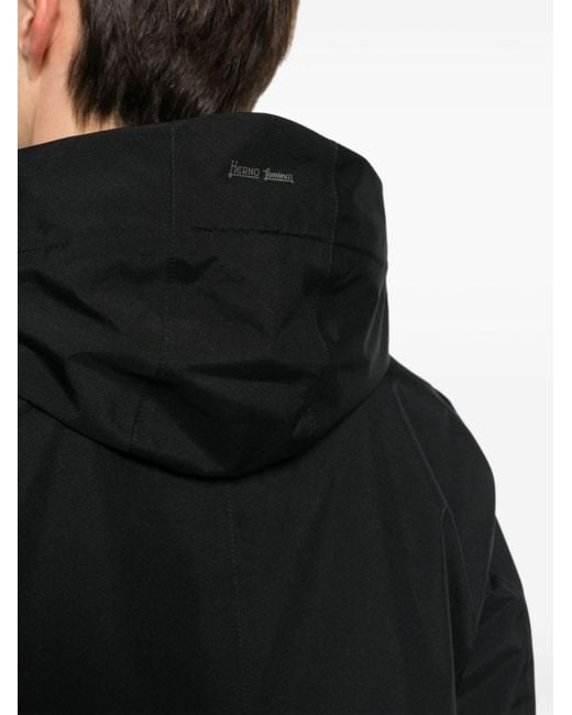 Herno Black Laminar Jacket Clothing for men