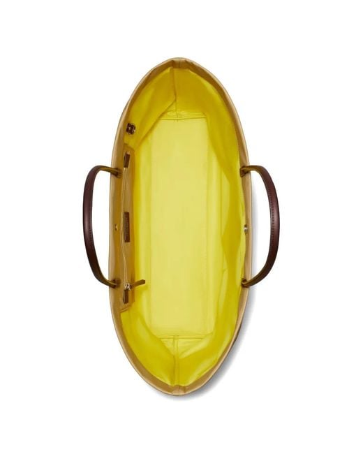 Tory Burch Natural Ella Twist Nylon Tote