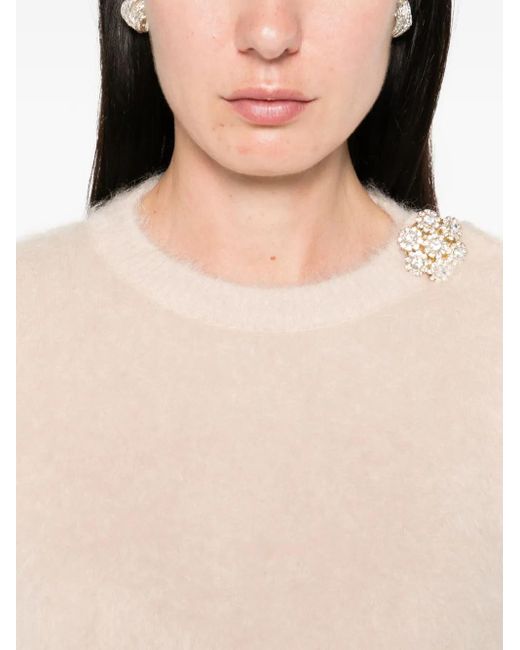 Pull À Ornements N°21 en coloris Natural