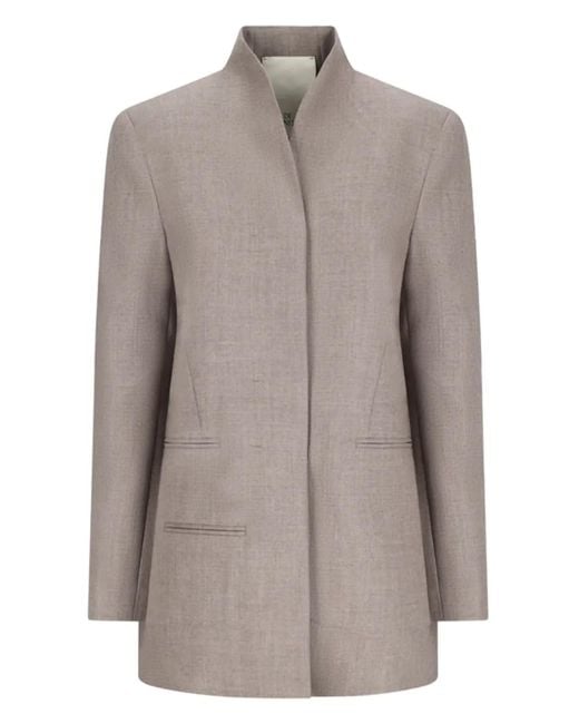 DI STAVNITSER Brown Collar Jacket