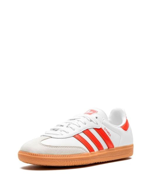 Adidas Samba "white/solar Red" Sneakers