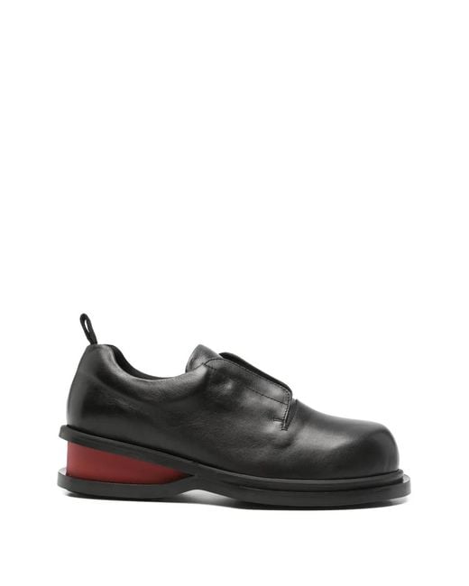 Egonlab Black Pulsar Derby Shoes for men