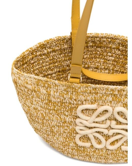 Loewe Medium Eclipse Basket Shopper in het Metallic