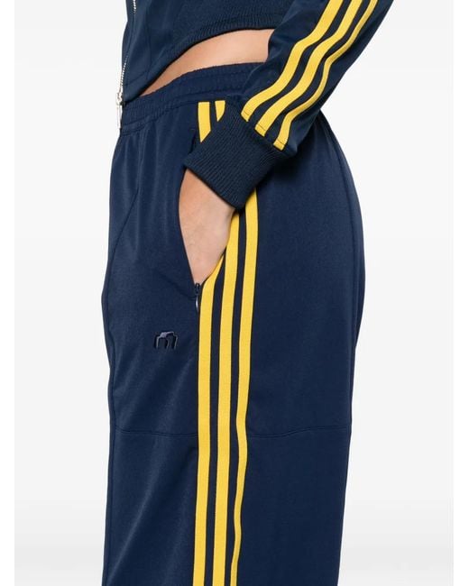 Adidas Blue X Miaou Pantalon À Logo 3 Bandes Signature