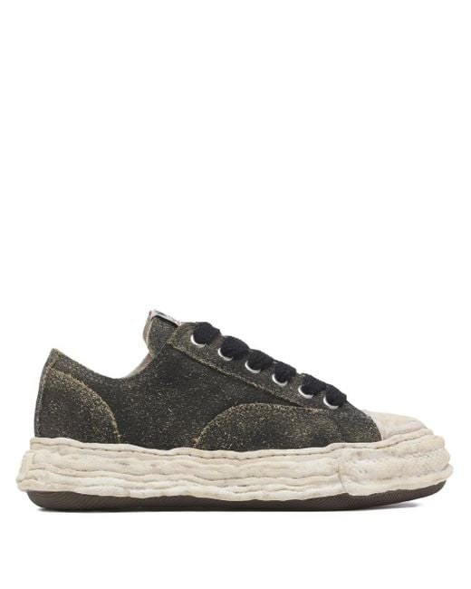 Maison Mihara Yasuhiro Black Peterson 23 Suede Sneakers