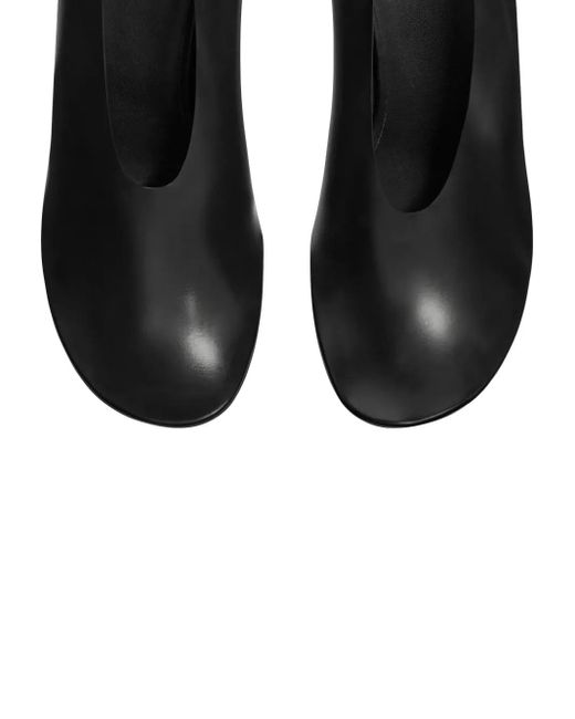 Courreges Black 100Mm Translucent Pumps