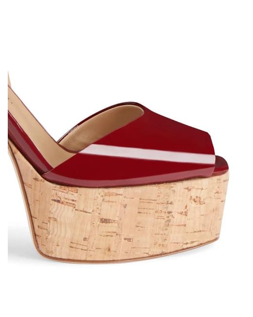 Giuseppe Zanotti Red Betty Sandals