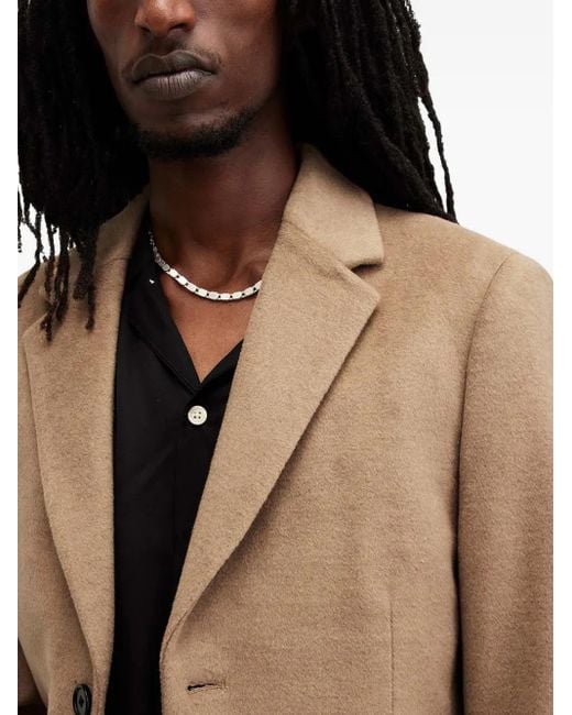 Abrigo Con Botones AllSaints de hombre de color Natural