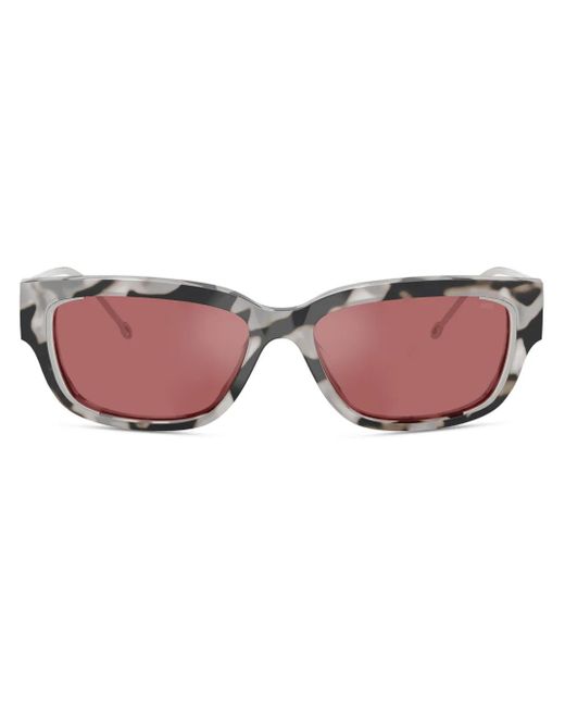 DIESEL Pink Tortoiseshell Tinted Lens Sunglasses