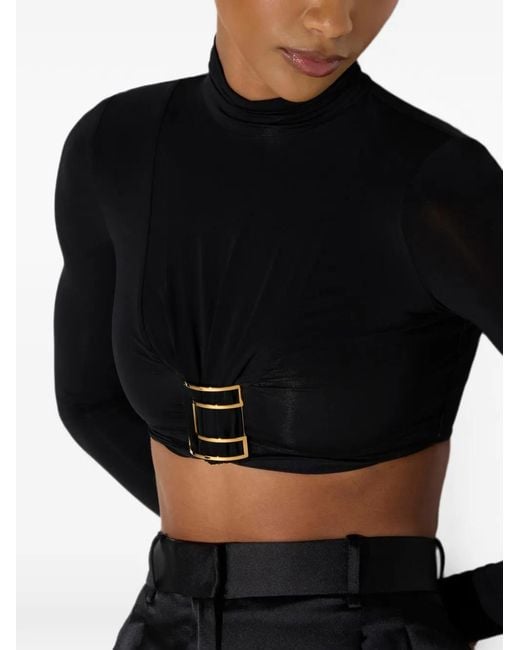 Elisabetta Franchi Black Bodysuit