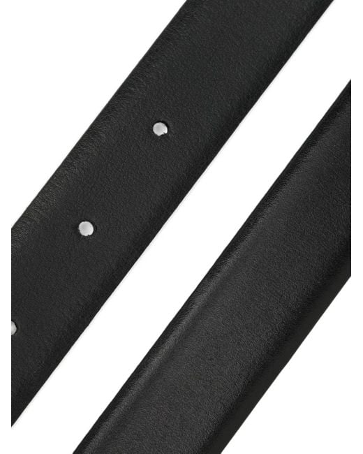 Andersons White Slim Leather Belt